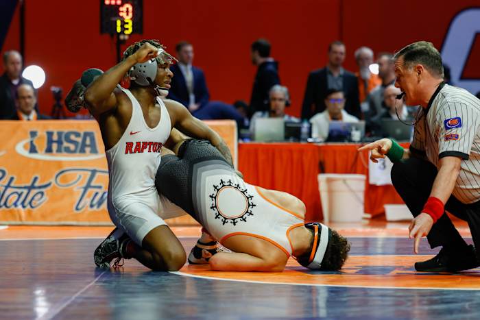 Illinois state wrestling championships February 18 2023 Nate Latsch 15442